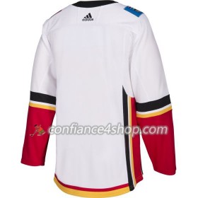 Adidas Maillot de Hockey Calgary Flames Blank Blanc Authentic - Homme